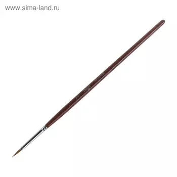 Кисть колонок, круглая №2, "Гамма"