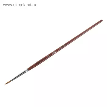 Кисть колонок, круглая №3, "Гамма"