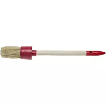 Кисть круглая STAYER UNIVERSAL 0141-30, натуральная щетина, деревянная ручка, 30 мм