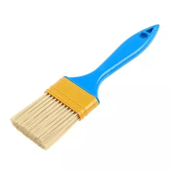 Кисть плоская ЛОМ промо, искусственная щетина, пластиковая рукоятка, 2", 50 мм