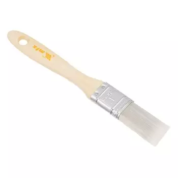 Кисть плоская MTX Евро 83085, искусственная щетина, деревянная рукоятка, 1"