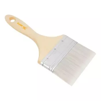 Кисть плоская MTX Евро 83090, искусственная щетина, деревянная рукоятка, 4"