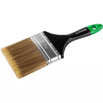 Кисть плоская STAYER UNIVERSAL-ARTEX, искусственная щетина, деревянная ручка, 100 мм