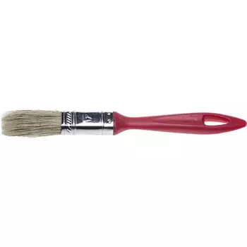 Кисть плоская STAYER UNIVERSAL-EURO, натуральная щетина, пластмассовая ручка, 20 мм