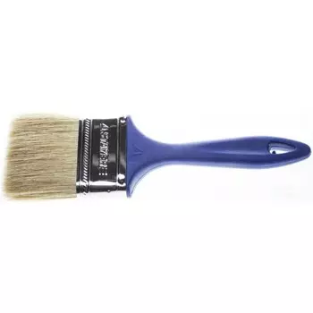 Кисть плоская STAYER UNIVERSAL, натуральная щетина, пластмассовая ручка, 75 мм, 3"