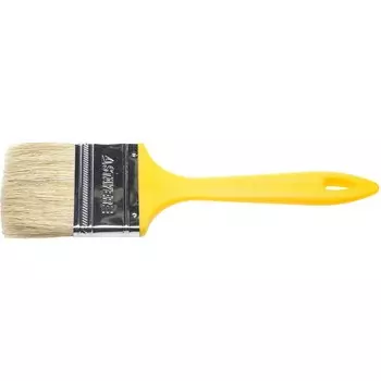 Кисть плоская STAYER UNIVERSAL, натуральная щетина, пластмассовая ручка, 75 мм, 3"