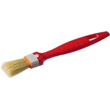 Кисть плоская ЗУБР 01015-025, натуральная щетина, пластмассовая ручка, 1/25мм