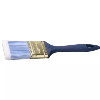 Кисть плоская ЗУБР 4-01013-063, искусственная щетина, пластмассовая ручка, 63мм