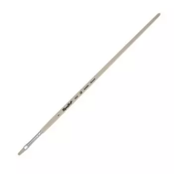 Кисть Roubloff Щетина серия 1622 № 7 ручка длинная пропитана лаком/ белая обойма