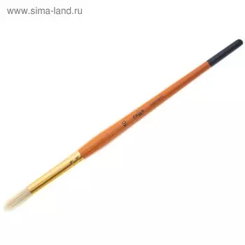 Кисть щетина, круглая №10, "Гамма"
