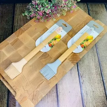 Кисть силиконовая Lenardi, 28 см, цвет МИКС