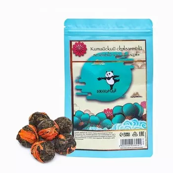 Чай зелёный китайский связанный, лилия, 50 г