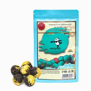 Чай зелёный китайский связанный желтая хризантема, 50 г