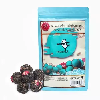 Чай зелёный китайский связанный «Джекичай. Роза», 50 г