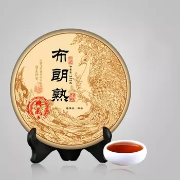 Чай чёрный китайский выдержанный «Шу Пуэр. Булан», Юньнань, 2021 г, блин, 357 г