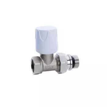 Клапан для радиатора Ogint 022-4828, 3/4", PN 10, ручной, прямой штуцер, с прокладкой