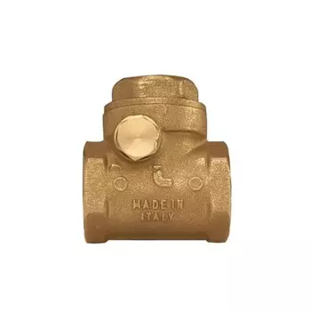 Клапан обратный ITAP 130, 1", PN 12, внутренняя резьба, горизонтальный, муфтовый, латунь