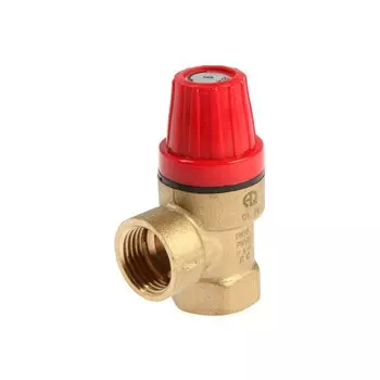 Клапан предохранительный AQUALINK, 1/2", внутренняя/внутренняя резьба, нерегулируемый, 6 бар