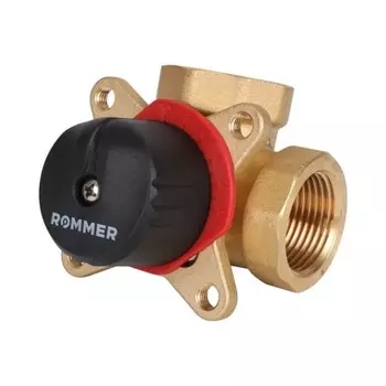 Клапан смесительный ROMMER RVM-0003-010025, 1", 3-х ходовой, KVs 10
