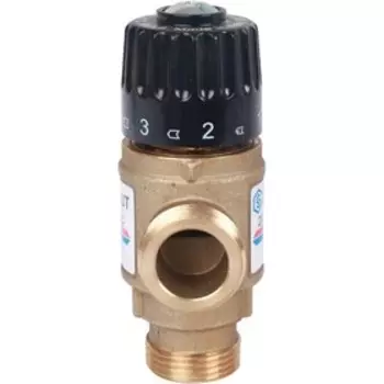 Клапан смесительный STOUT SVM-0120-164320, 3/4", наружная резьба, 20-43°С, KV 1,6