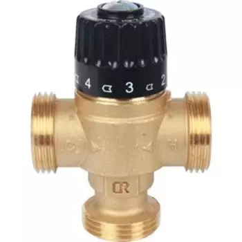 Клапан смесительный STOUT SVM-0125-236525, 1", наружная резьба, 30-65°С, KV 2,3