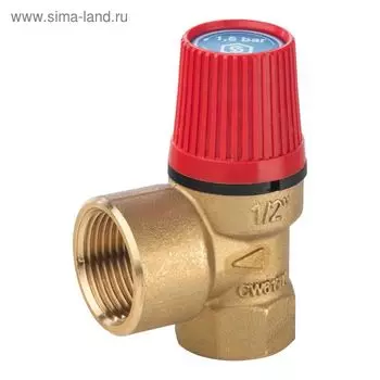 Клапан STOUT SVS-0001-001515, предохранительный, 15х1/2"