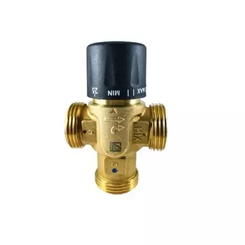 Клапан термостатический STI, смесительный, 1" x 3/4", наружная/внутренняя резьба, латунь