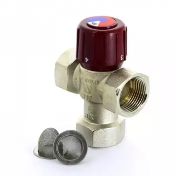Клапан термостатический Watts 10017423, AM6111C1, смесительный, 1", 32-50*C