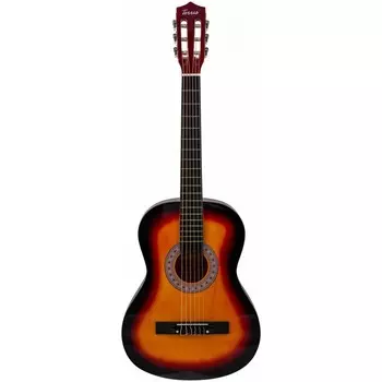 Классическая гитара 7/8 TERRIS TC-3801A SB, анкер, цвет санберст