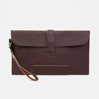 Клатч мужской, цвет коричневый