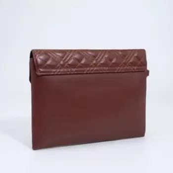 Сумка женская на магните, цвет коричневый