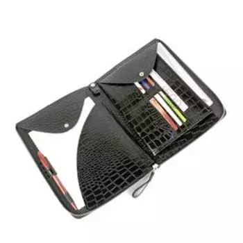 Клатч, отдел на молнии, цвет чёрный