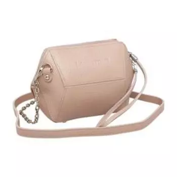 Клатч, отдел на молнии, цвет пудра