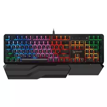 Клавиатура A4Tech Bloody B975P механическая черный USB Multimedia for gamer LED (подставка 1033890