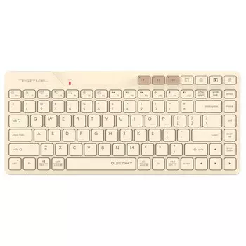 Клавиатура A4Tech Fstyler FBK26C AS бежевый USB беспроводная BT/Radio slim Multimedia (FBK2 106853