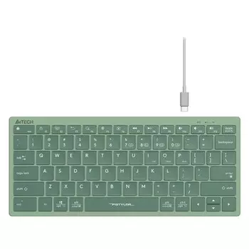 Клавиатура A4Tech Fstyler FBX51C зеленый USB беспроводная BT/Radio slim Multimedia (FBX51C 1033886