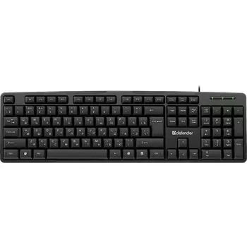 Клавиатура Defender Next HB-440, проводная, мембранная, 104 клавиши, USB, чёрная