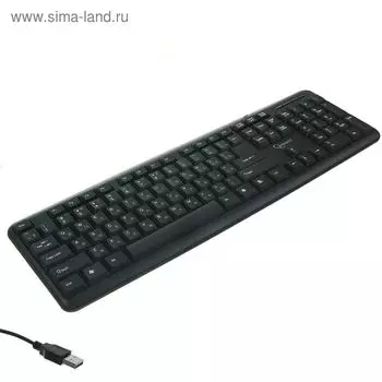 Клавиатура Gembird KB-8320U, проводная, мембранная, 104 клавиши, USB, чёрная