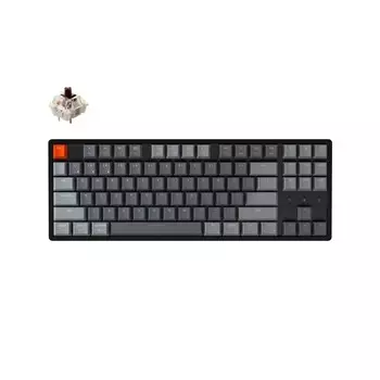 Клавиатура Keychron K8, беспр., механическая, 87 клавиш, RGB подсветка, Brown Switch