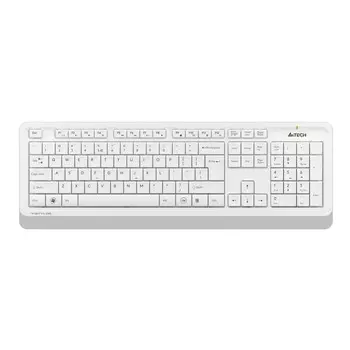 Клавиатура + мышь A4Tech Fstyler FG1010S клав:белый/серый мышь:белый/серый USB беспроводная 103388