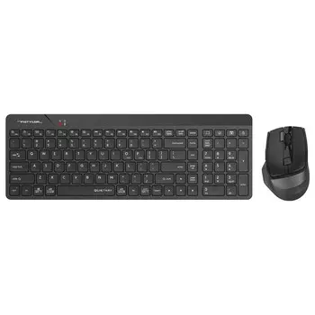 Клавиатура + мышь A4Tech Fstyler FG2400 Air2 клав:черный мышь:черный USB беспроводная slim 1077483