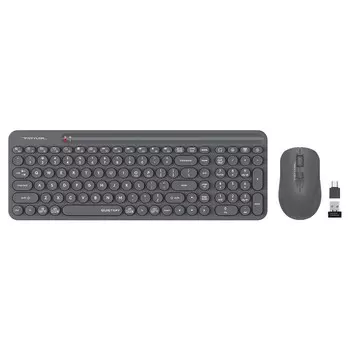 Клавиатура + мышь A4Tech Fstyler FG3300 Air клав:серый мышь:серый USB беспроводная slim Mul 103388