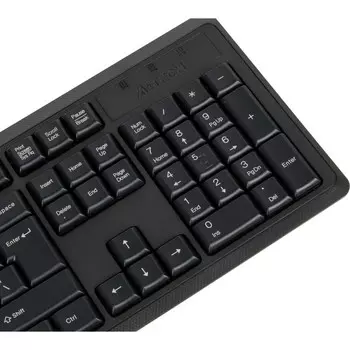 Клавиатура + мышь A4Tech V-Track 4200N клав:черный мышь:черный USB беспроводная Multimedia 1029431