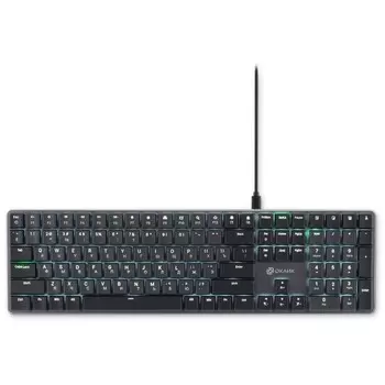 Клавиатура Оклик K953X механическая черный/серый USB Multimedia LED (1901086)