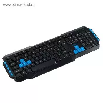 Клавиатура Smartbuy ONE 231, беспроводная, мембранная, 114 клавиш, USB, черная