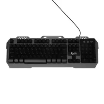 Клавиатура Smartbuy RUSH Metal Heart 354, игровая, проводная, мембранная,подсветка, металлик