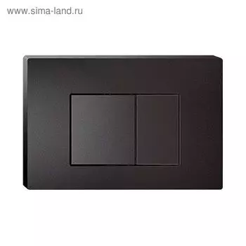 Клавиша смыва IDDIS Unifix, UNI31MBi77, универсальная, цвет матовый черный