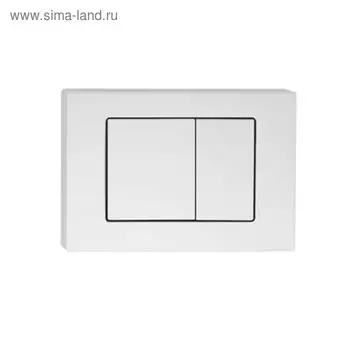 Клавиша смыва IDDIS Unifix, UNI32MWi77, универсальная, цвет матовый белый