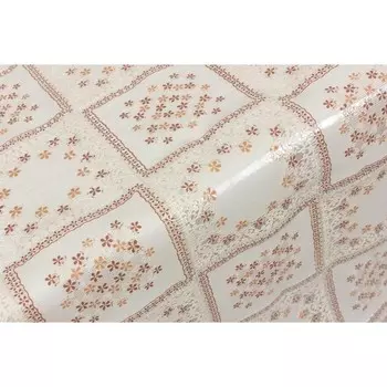 Клеенка «Ажурная» Beige, ширина 137 см, рулон 20 метров