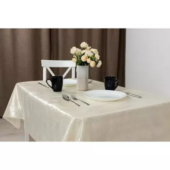 Клеенка Pure Beige, ширина 137 см, рулон 20 метров